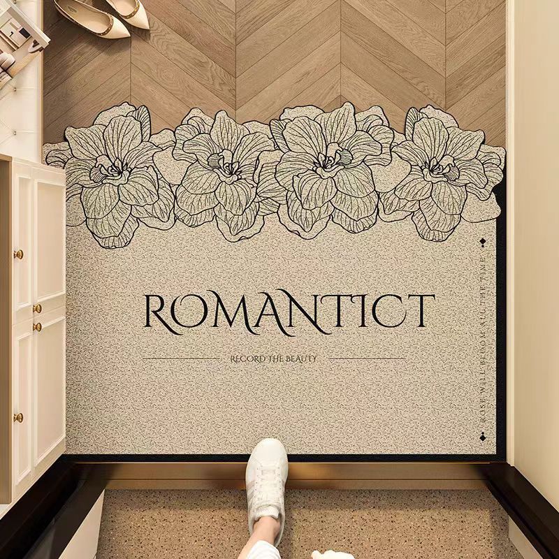 Floral Welcome Mat Bowlift