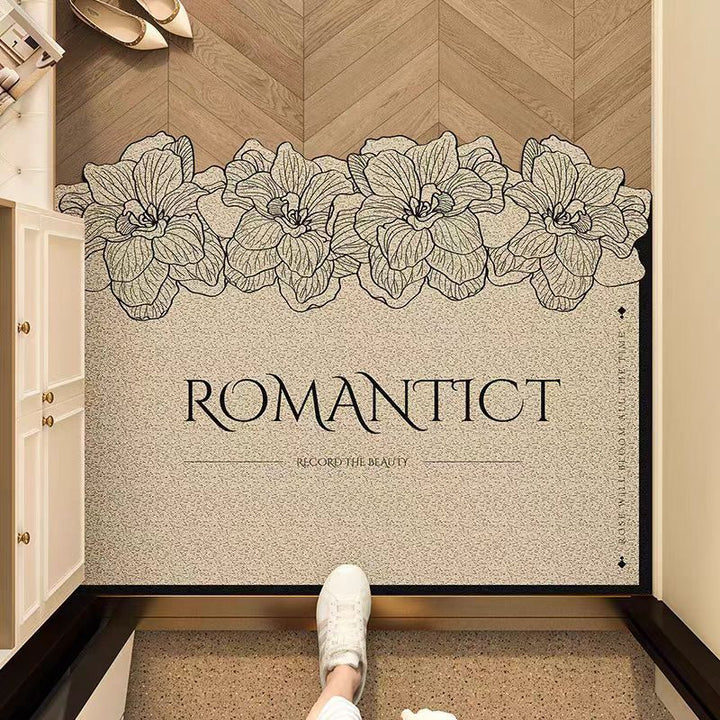 Floral Welcome Mat Bowlift