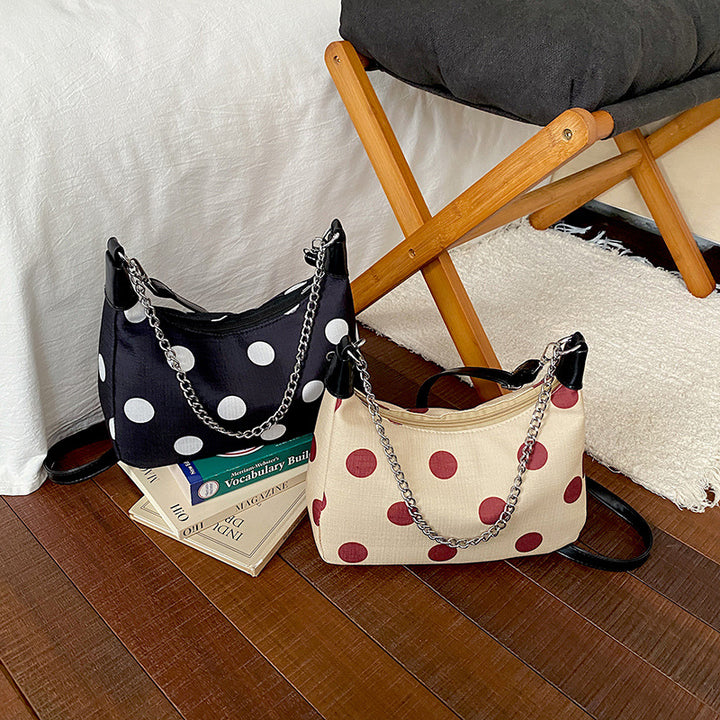 WoPolka Dot Patterned Crossbody Handbag Bowlift