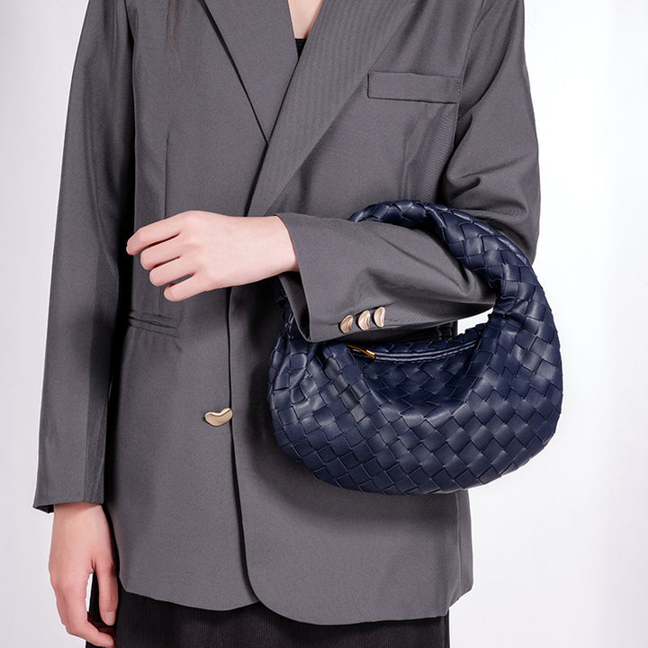 Designer Woven Handbag Bowlift