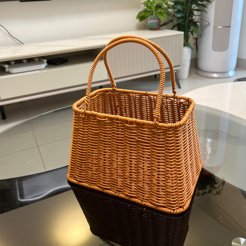 Handwoven Decorative Storage Basket Bowlift