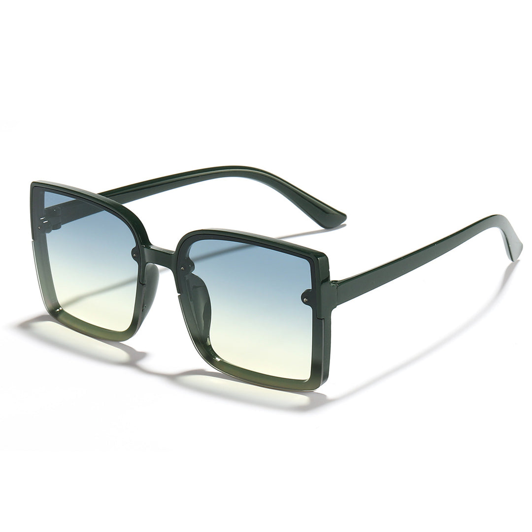 Women oversized square sunglasses with modern gradient effect Bowlift