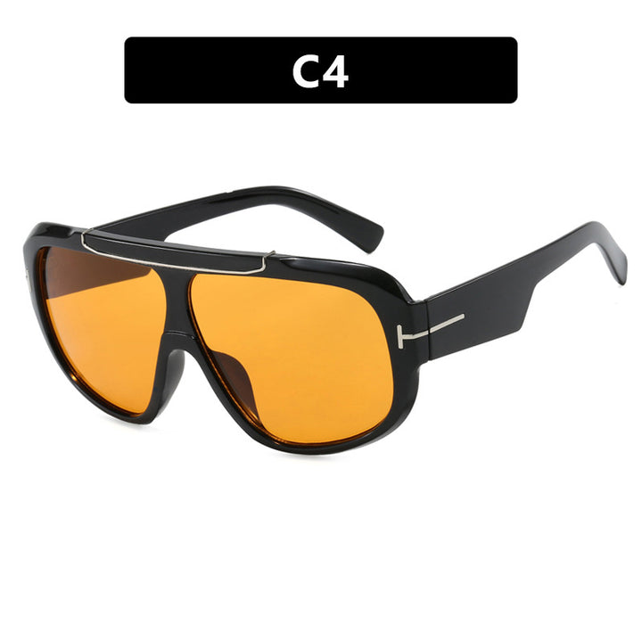 Ladies oversized sunglasses in a modern, transparent design Bowlift