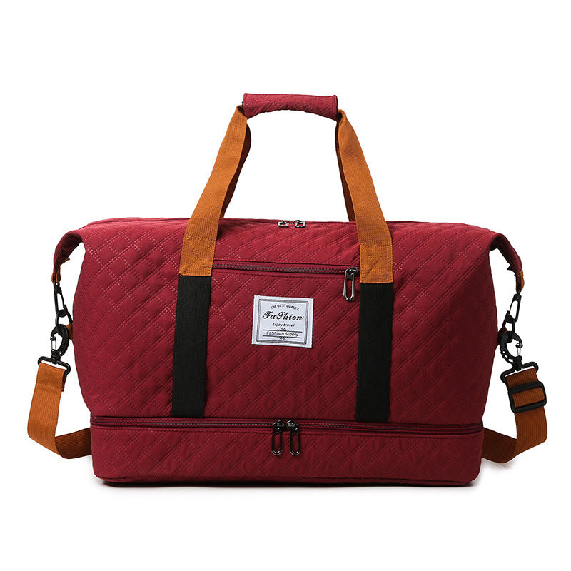Quilted Multi-Functional Travel Duffle