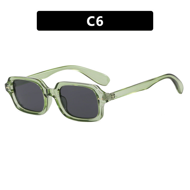 Ladies stylish square sunglasses with striking accents Bowlift