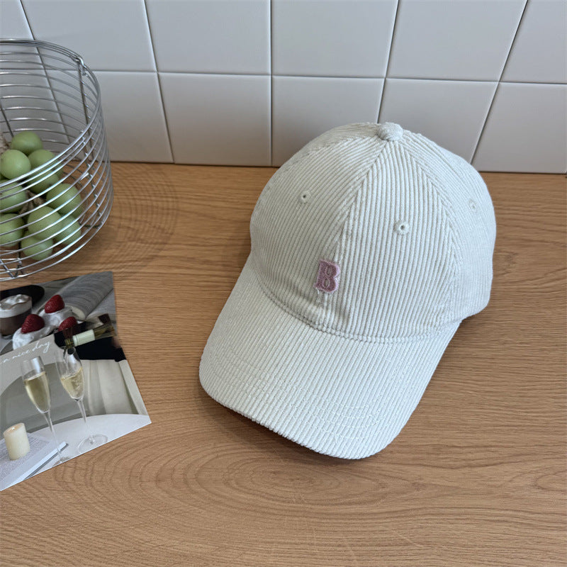 Women's Corduroy Baseball Cap Bowlift 1783922552