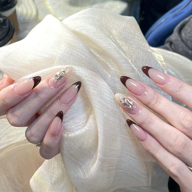 High-Gloss Gel Press-On Nails Bowlift