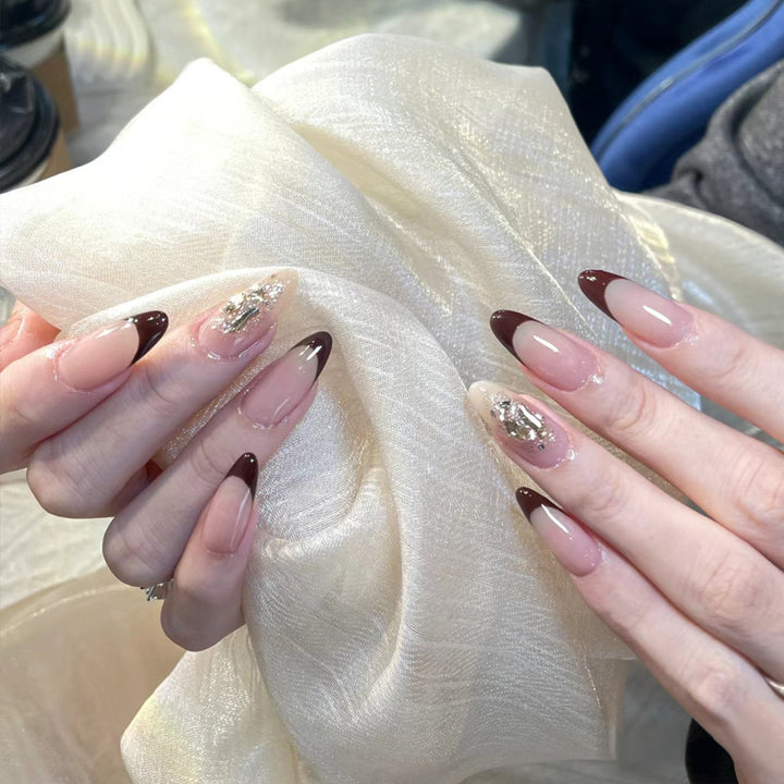 High-Gloss Gel Press-On Nails Bowlift