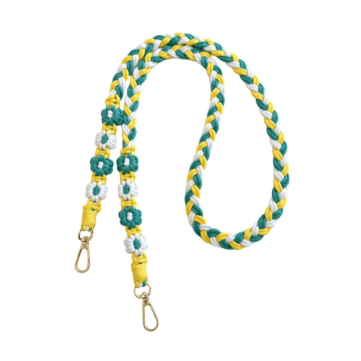 Handmade Macrame Floral Dog Leash Bowlift