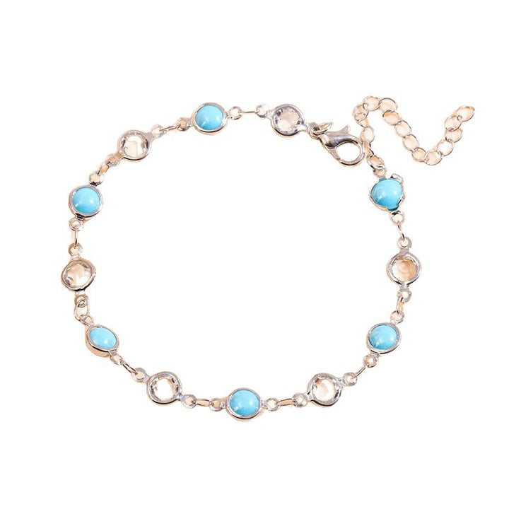 Elegant Beaded Charm Anklet Bowlift
