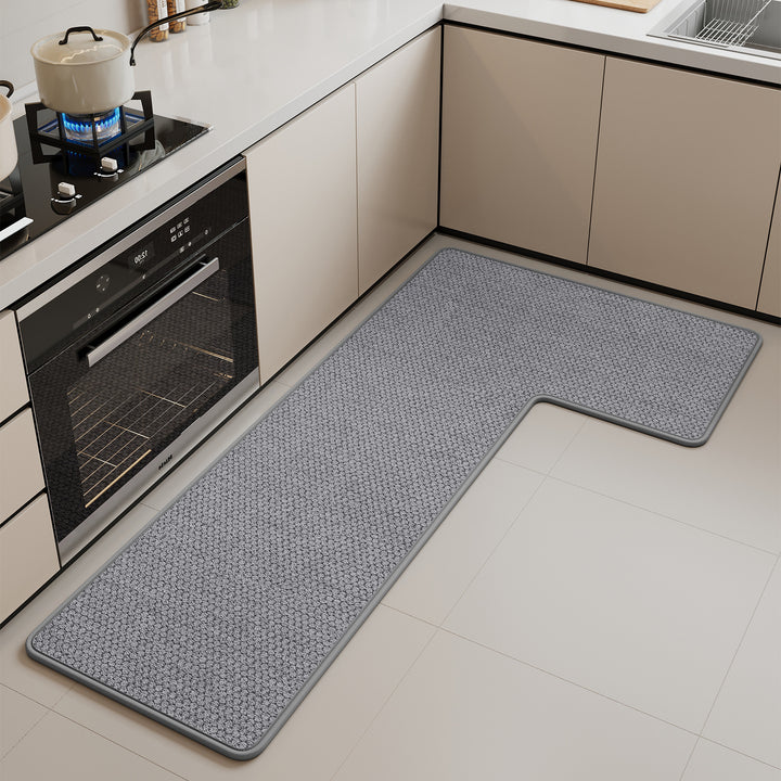 L-Shaped Anti-Fatigue Kitchen Mat Bowlift