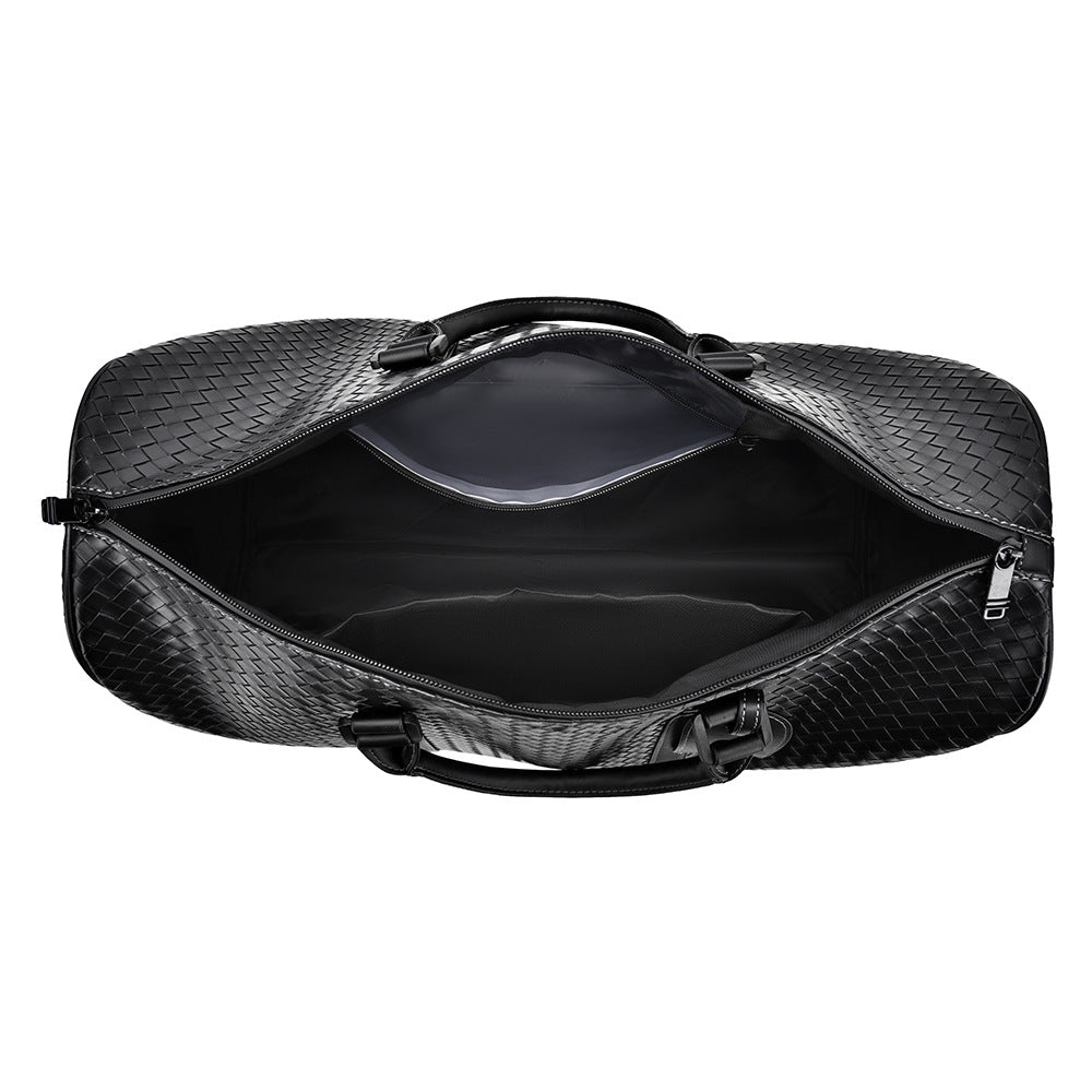 High-Quality Travel Bag Made of Woven Artificial Leather Bowlift