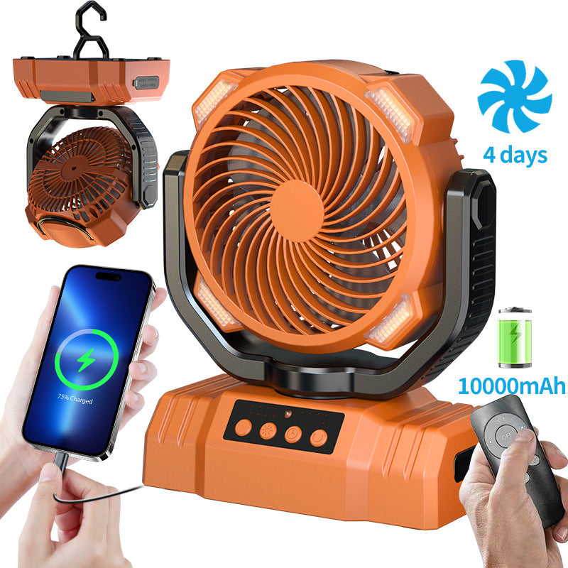 Unisex portable fan with remote control and power bank function Bowlift