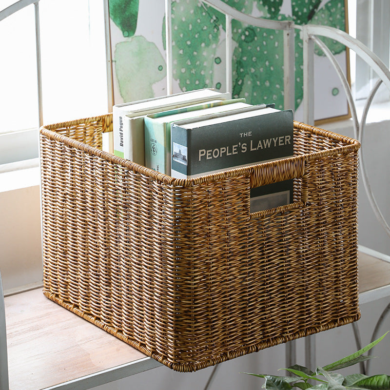 Premium Handwoven Square Storage Basket Bowlift