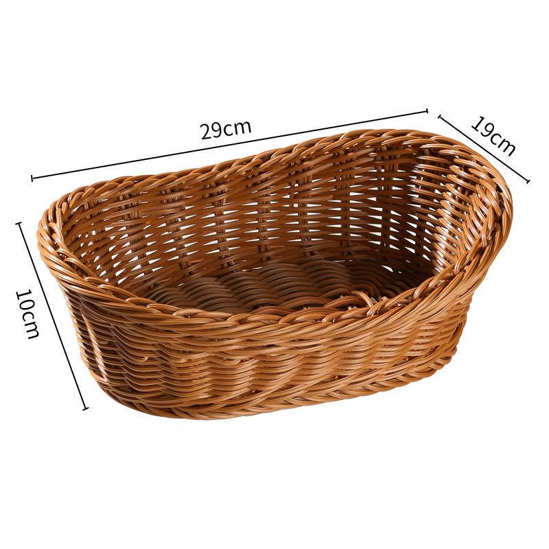 Decorative Woven Serving Basket Bowlift