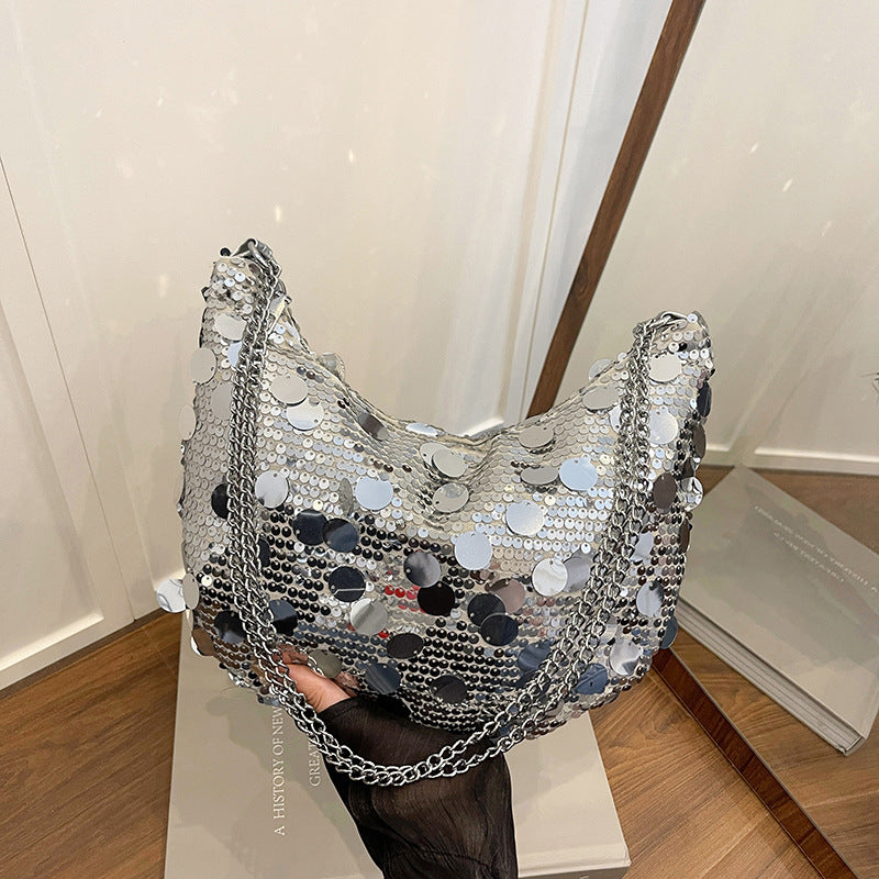 WoSequin Embellished Evening Handbag Bowlift