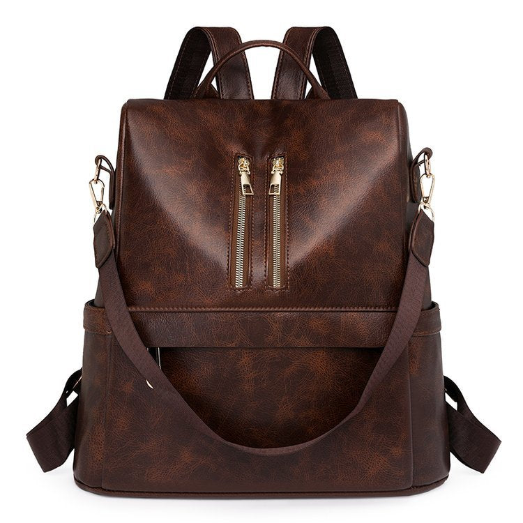 Versatile Vegan Leather Backpack Bowlift