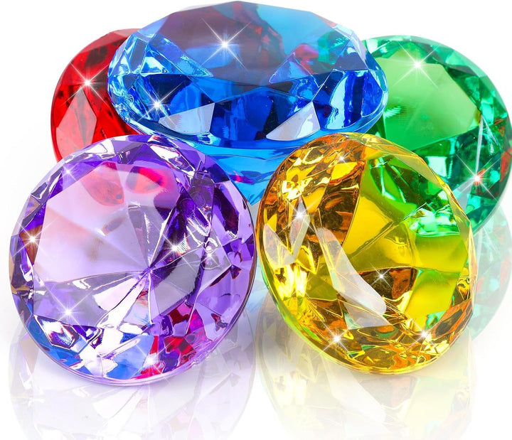 Unisex Glittering Decorative Stones Bowlift