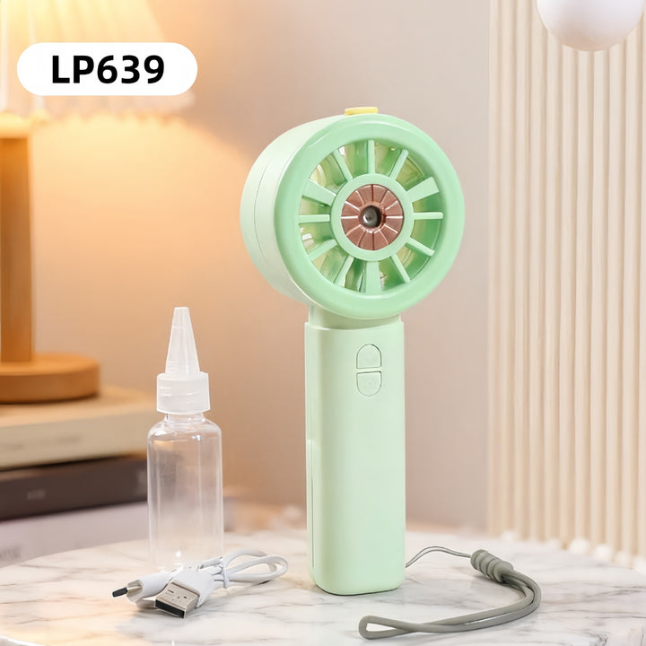 Women's Portable Handheld Fan with Spray Function Bowlift 1781628652