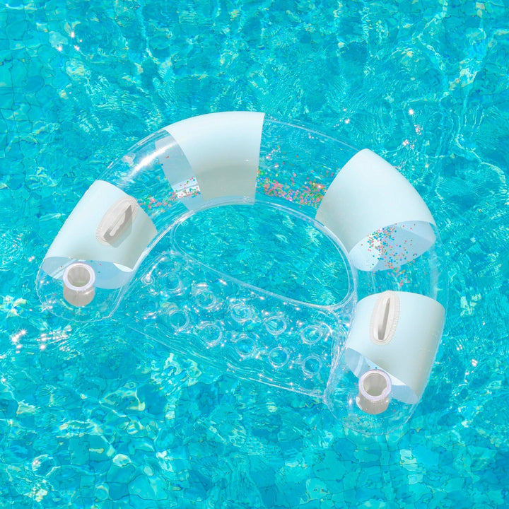 Inflatable Mermaid-Themed Pool Ride Bowlift