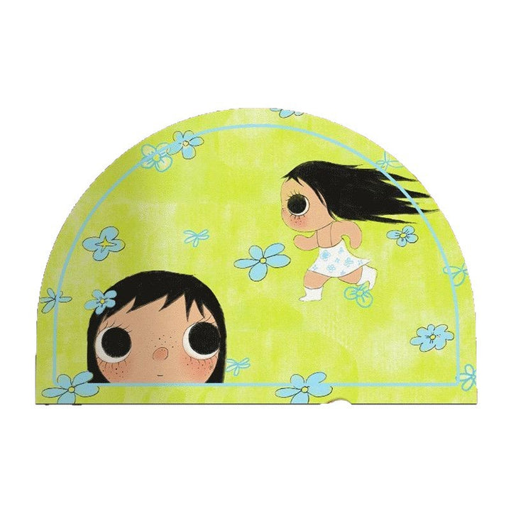 Cartoon-Themed Area Bath Mat Bowlift