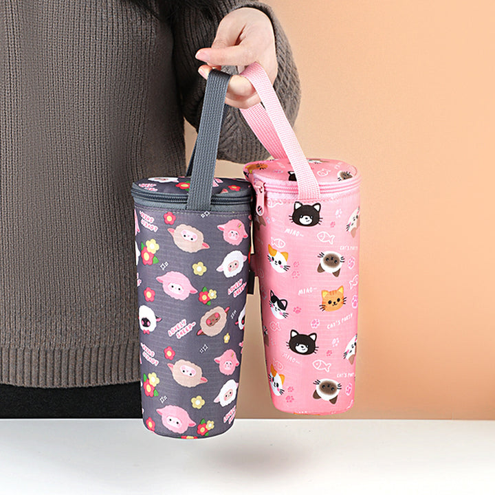 Fun Dinosaur-Themed Insulated Water Bottle Holder