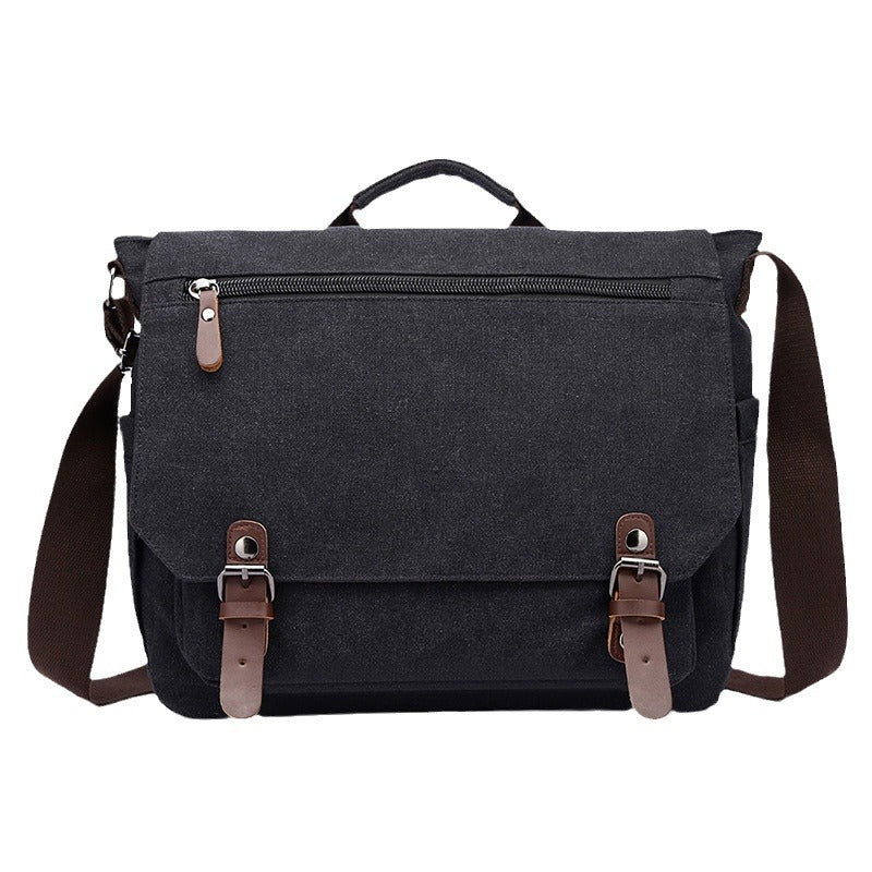 Trendy Canvas Shoulder Bag Bowlift