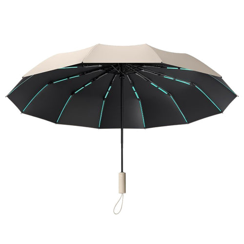 Women's Windproof Folding Umbrella Bowlift