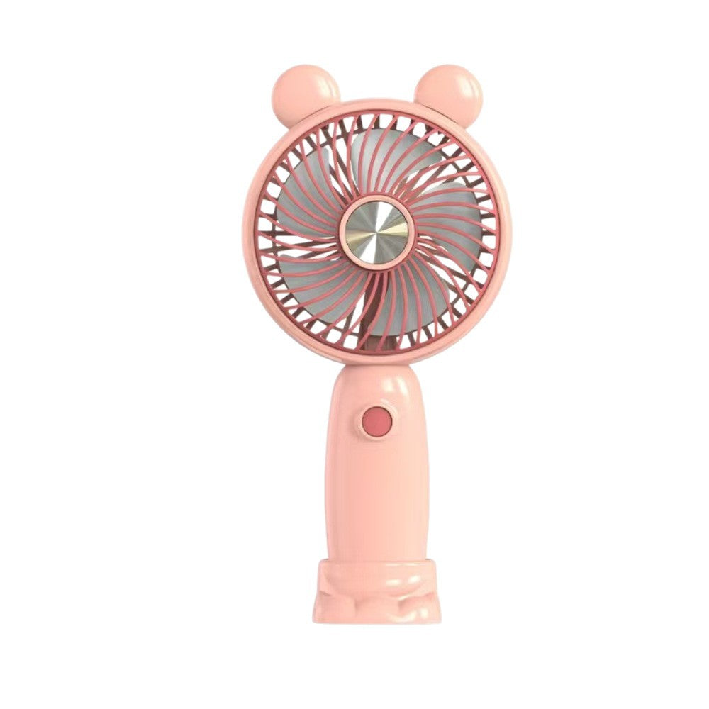 Ladies Portable Hand Fan in playful Bear Design Bowlift
