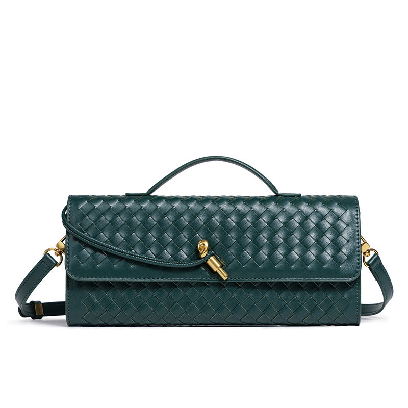 Textured Woven Clutch Purse Bowlift