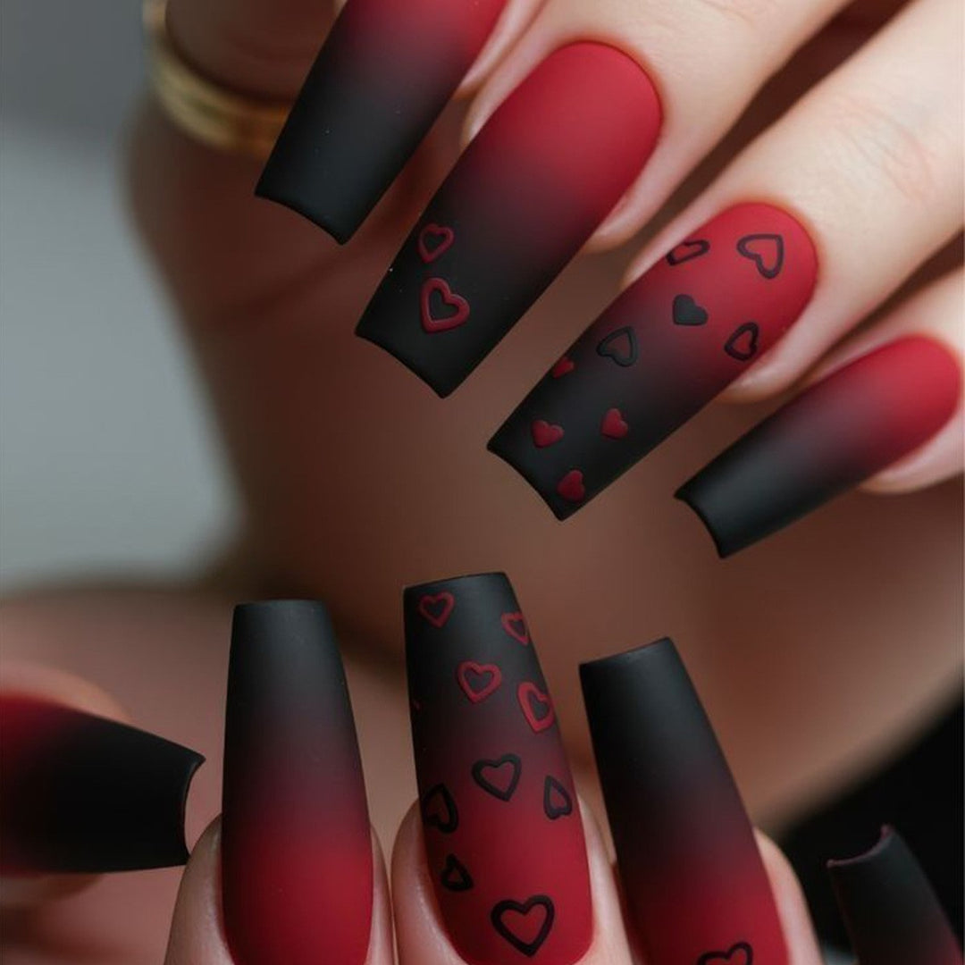 Decorative Heart Nail Art Kit Bowlift