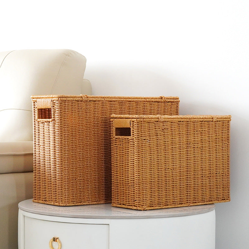 Versatile Wicker Organizer Basket Bowlift