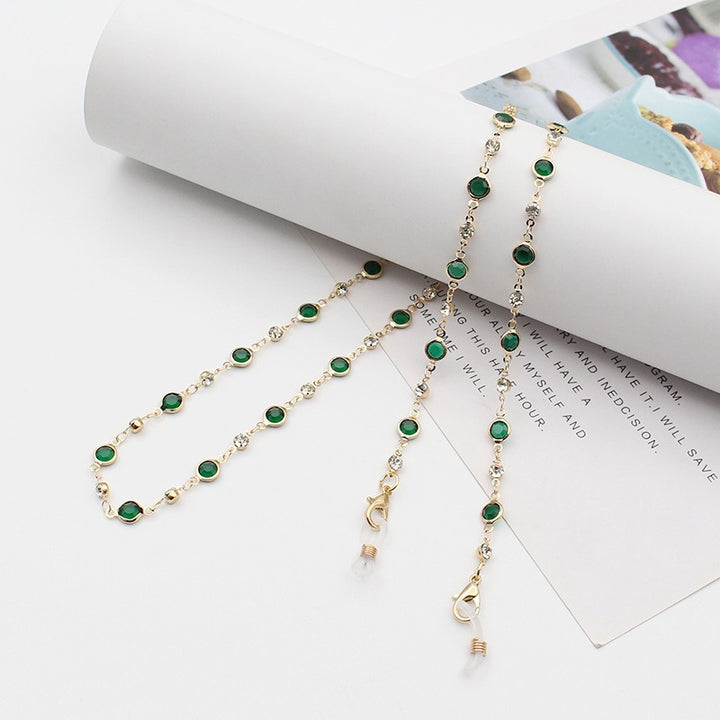 Elegant Crystal-Embellished Eyewear Chain Bowlift 1788159829