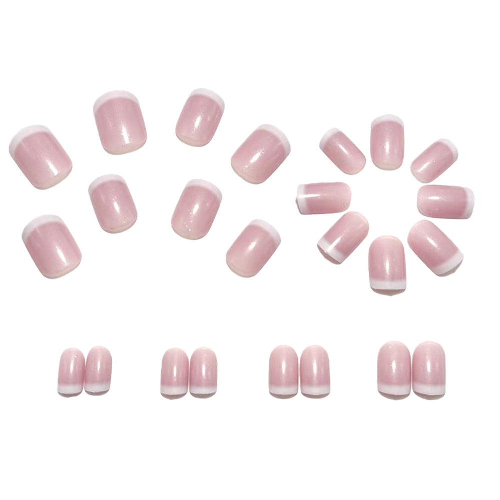 Elegant Art Nails with High Gloss French Tip Bowlift