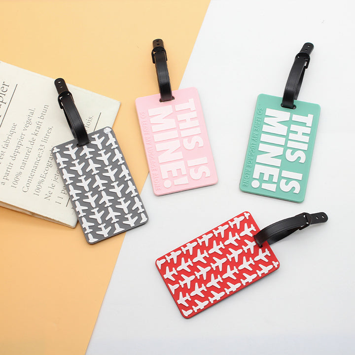 Unisex Luggage Tag with Personal Message Bowlift