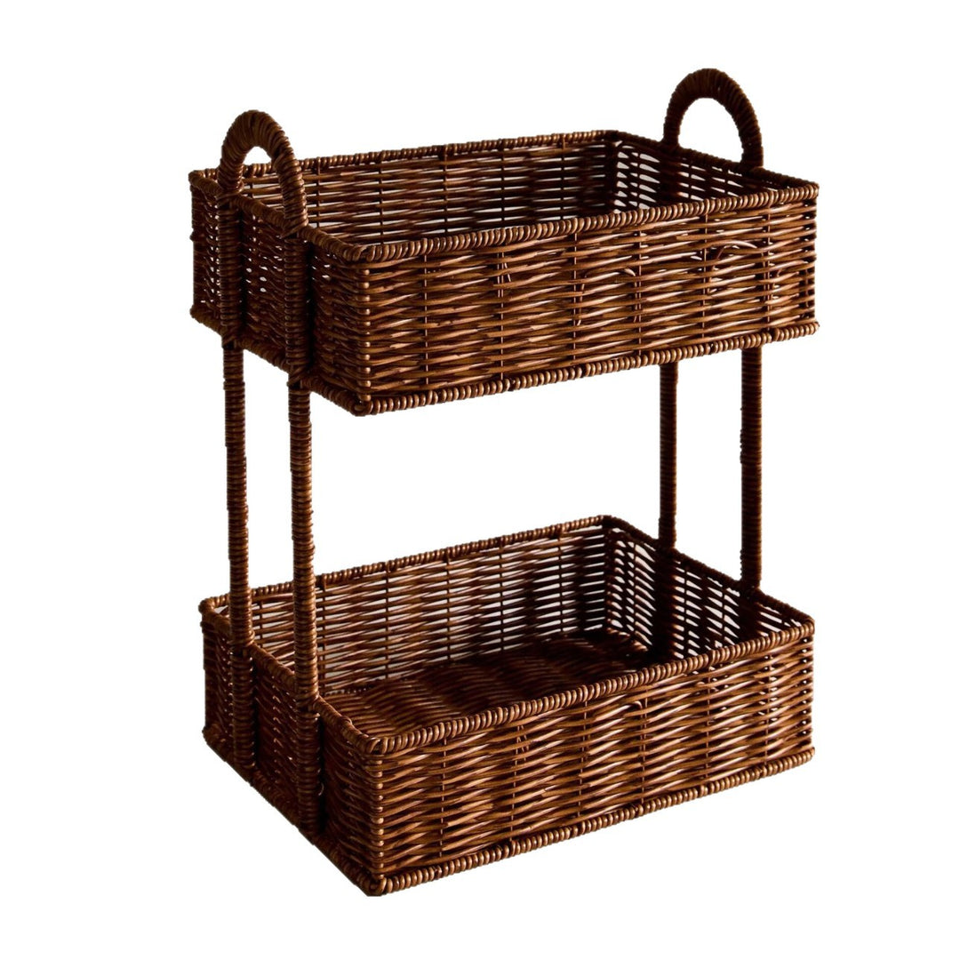 Bathroom shelf entirely made of rattan Bowlift