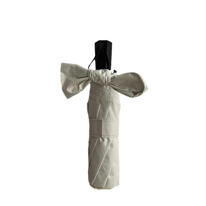 Ladies compact folding umbrella with sturdy case Bowlift