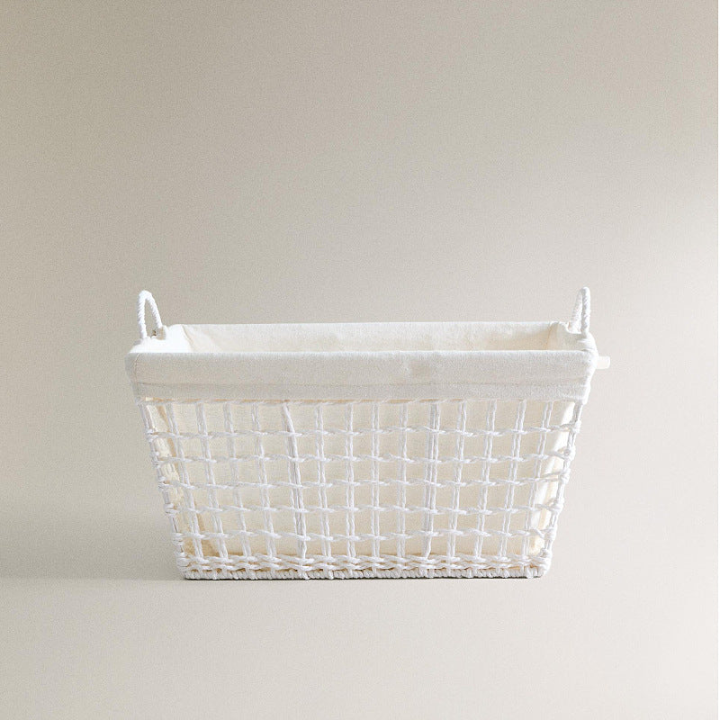 Handcrafted storage basket made of soft natural material Bowlift
