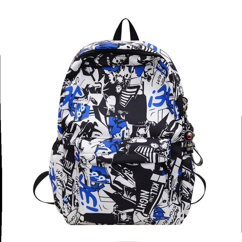 Artistic Graphic Print Backpack Bowlift