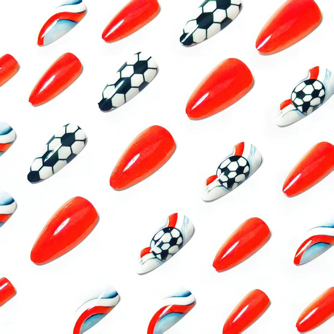 Artificials Nails in Creative Soccer Design Bowlift