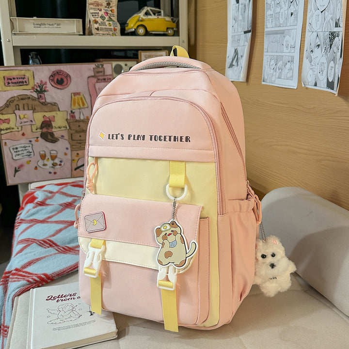 Whimsical Playful Character Backpack Bowlift