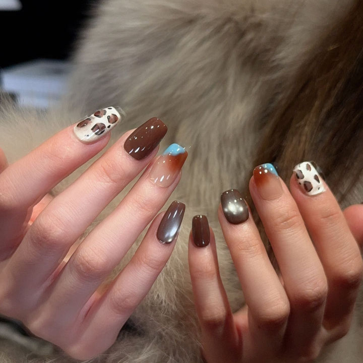 Artistic Press-On Nail Enhancements Bowlift