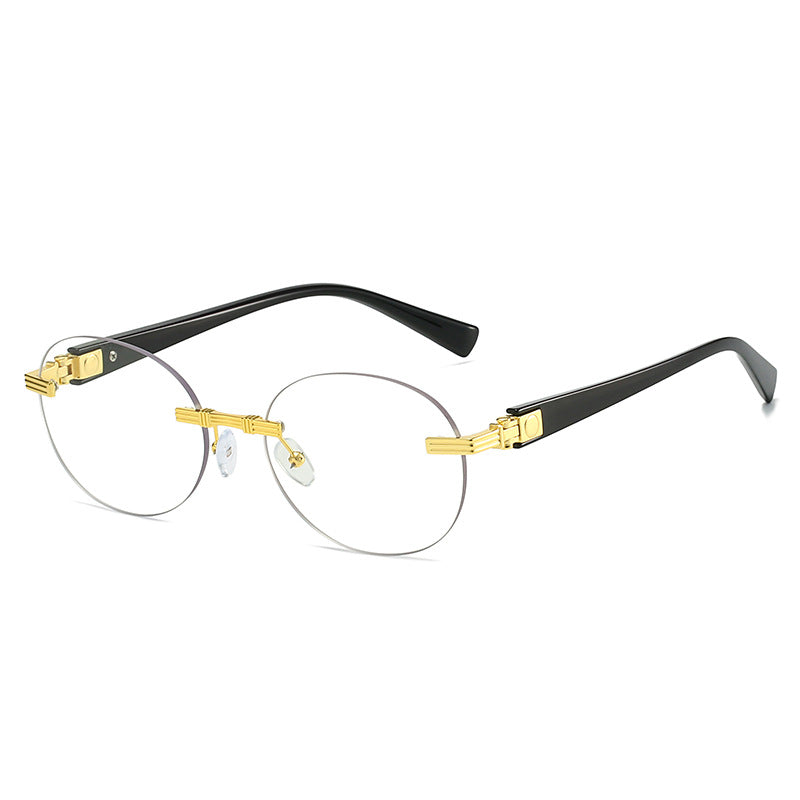 Women's fashionable sunglasses with transparent frame and flexible nose pad Bowlift