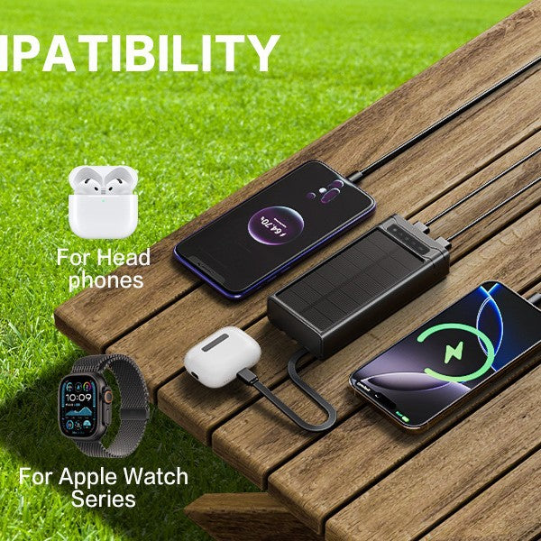 Compact power bank with intelligent LED display Bowlift