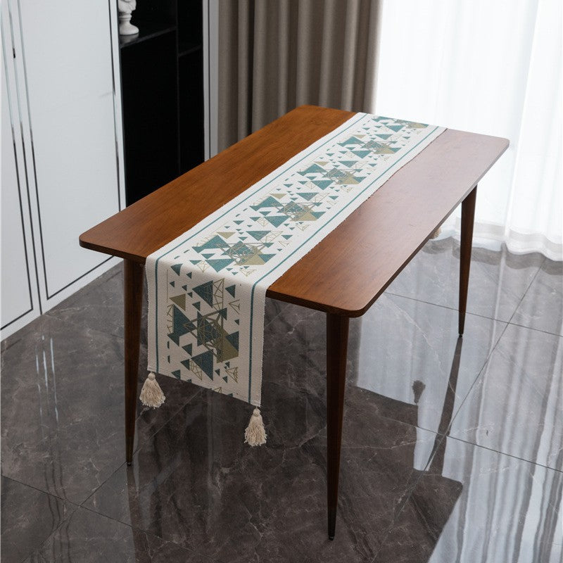 Geometric Patterned Table Runner