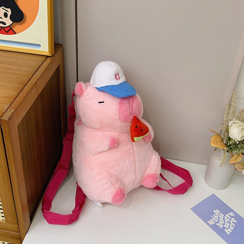 Plush Pig Backpack