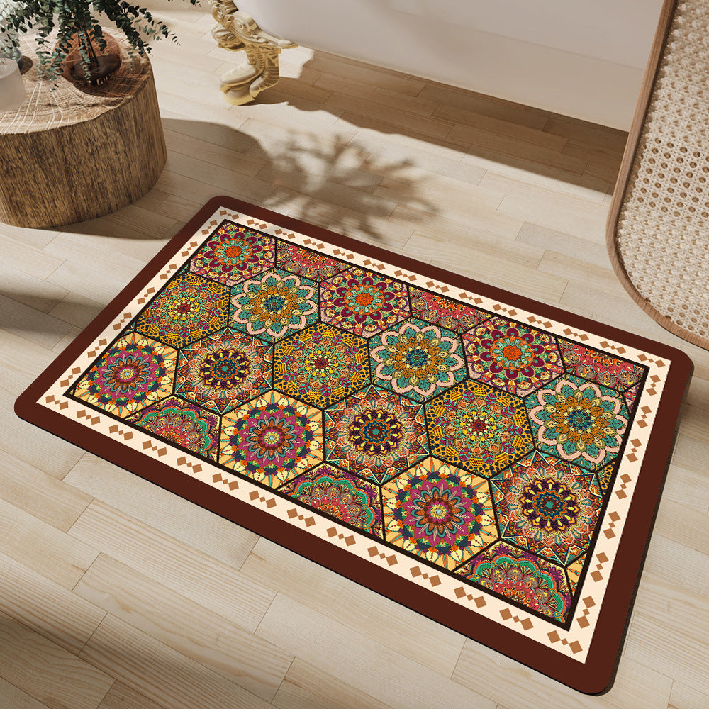 Artistic Multicolored Area Rug Bowlift