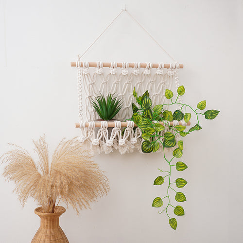 Artistic Macrame Wall Hanging Organizer Bowlift