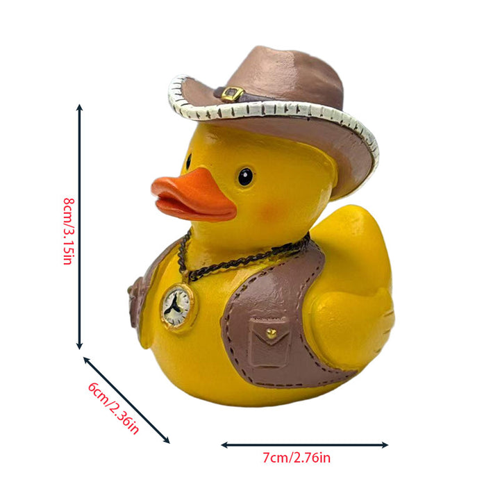 Funny Cowboy Rubber Duck Bowlift