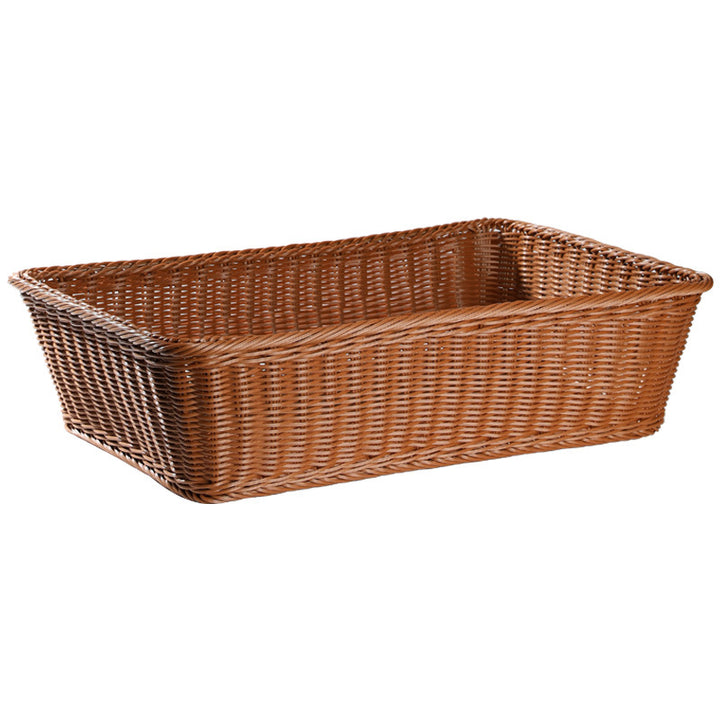 Handwoven Rustic Storage Basket with Ergonomic Design Bowlift